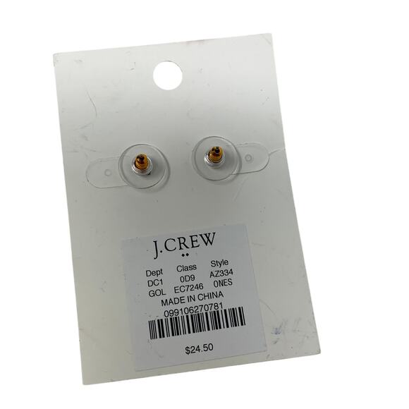 J.Crew Factory Gold Tone Leaf Ear Crawler Earrings NEW - Picture 3 of 3